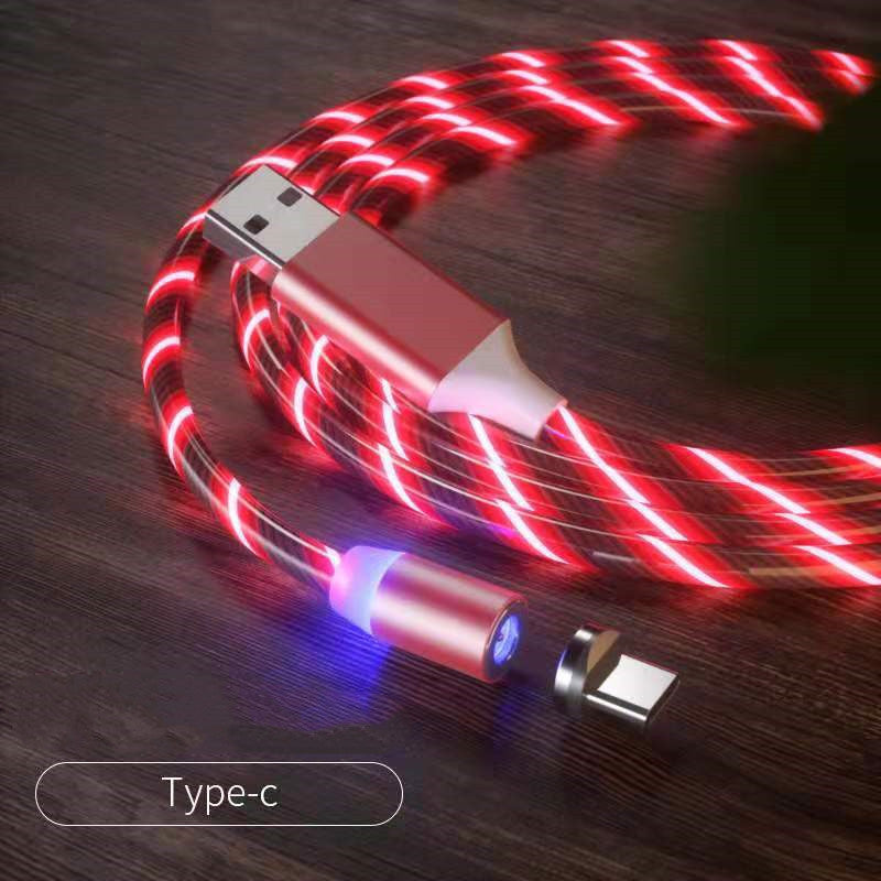 LED Fast Magnetic Lighting Charging Cable