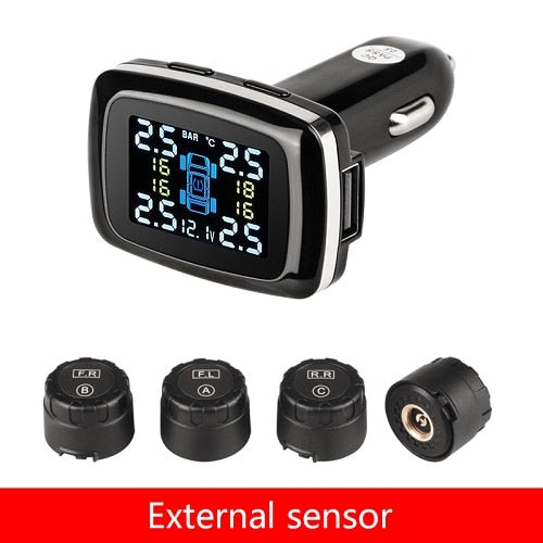 USB Tire Pressure Security Alarm Sensors