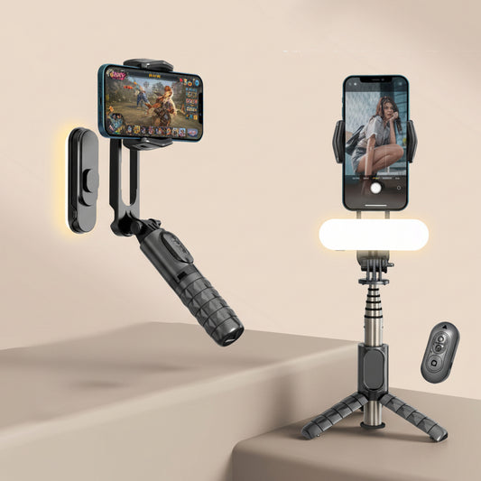 Handheld Gimbal And Bluetooth Tripod Selfie Stick