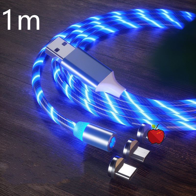 LED Fast Magnetic Lighting Charging Cable