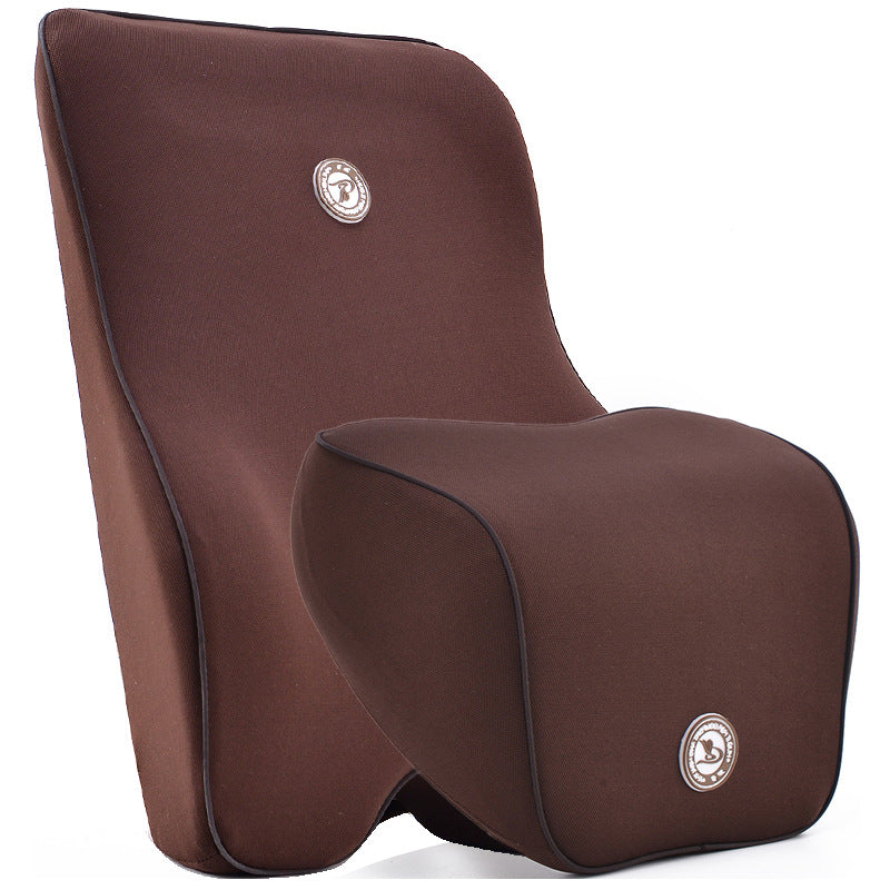 Slow Rebound Car Memory Lumbar Pillow Suit