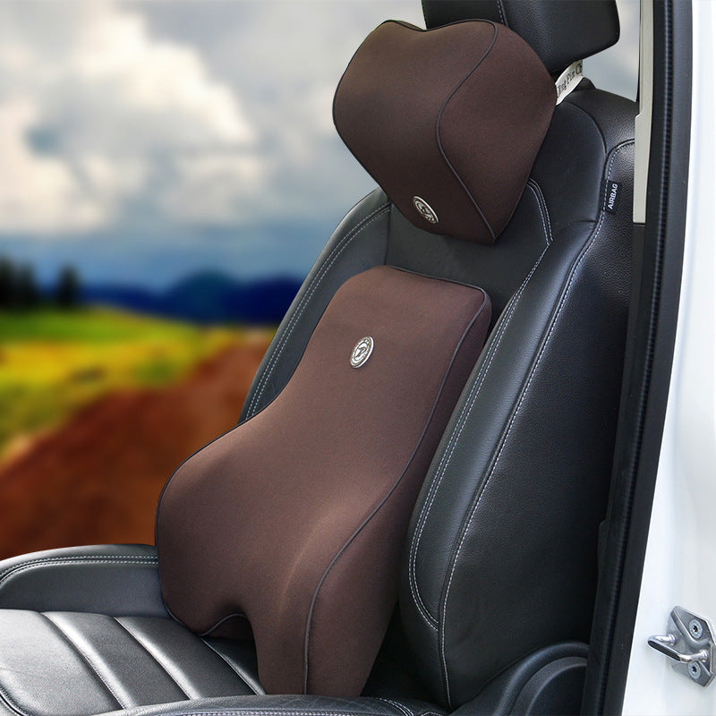 Slow Rebound Car Memory Lumbar Pillow Suit
