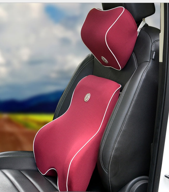 Slow Rebound Car Memory Lumbar Pillow Suit