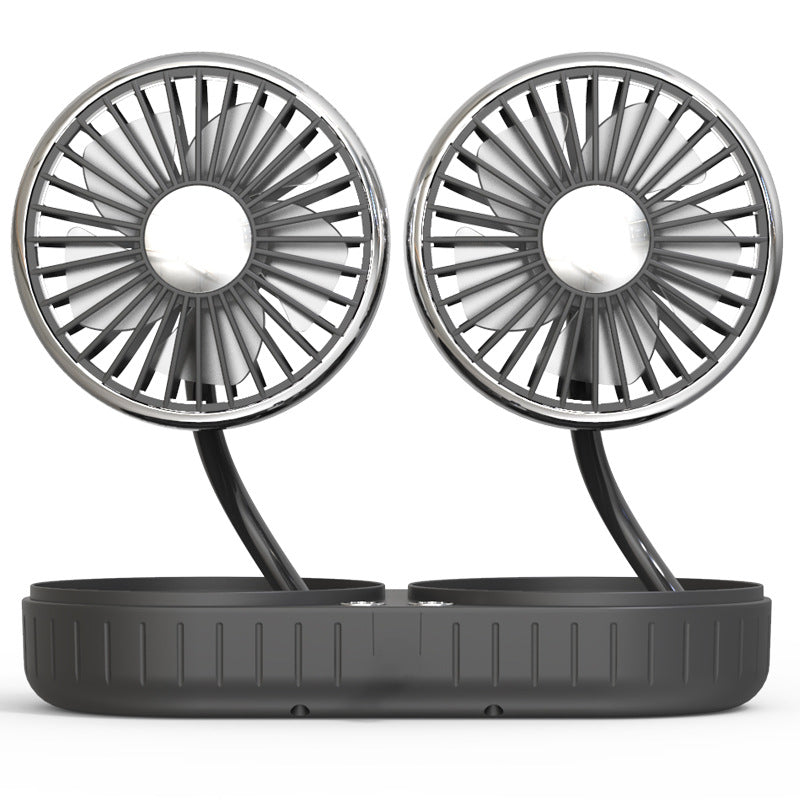 Double-Headed Automotive USB Cooling Fan