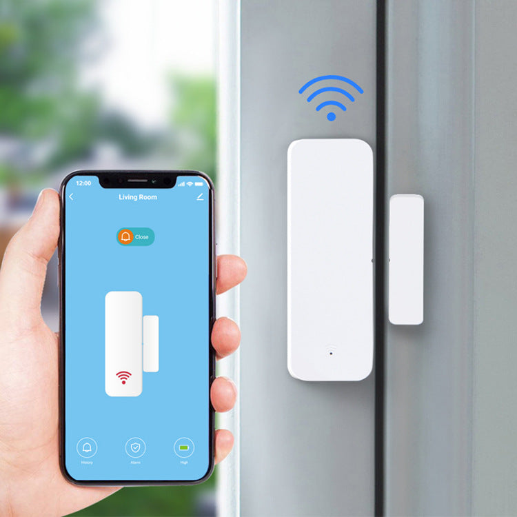 Phone Control Door Sensor Alarm Detection