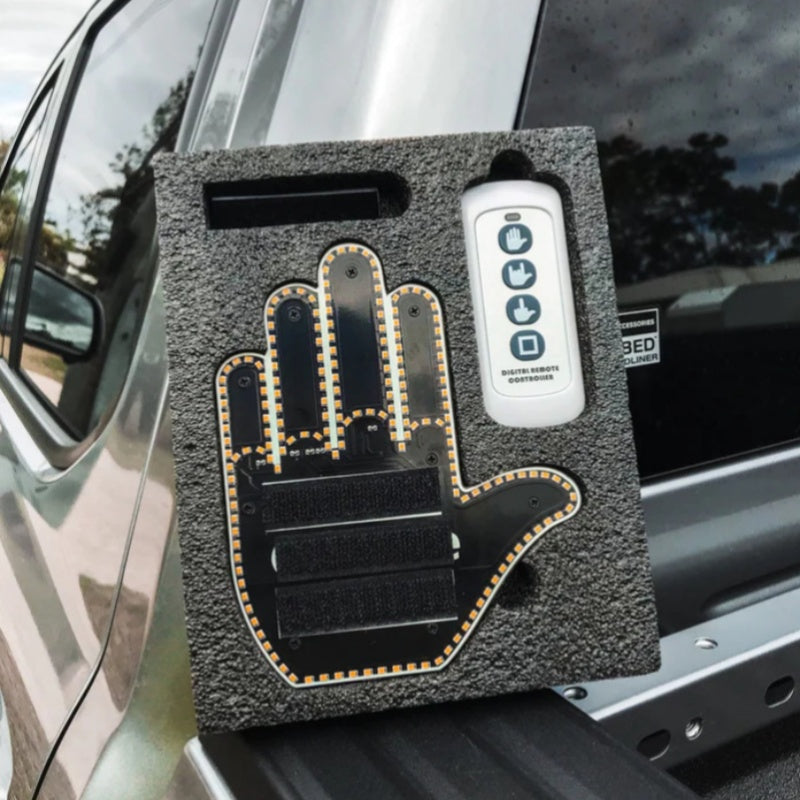 LED Illuminated Gesture Car Finger Light With Remote