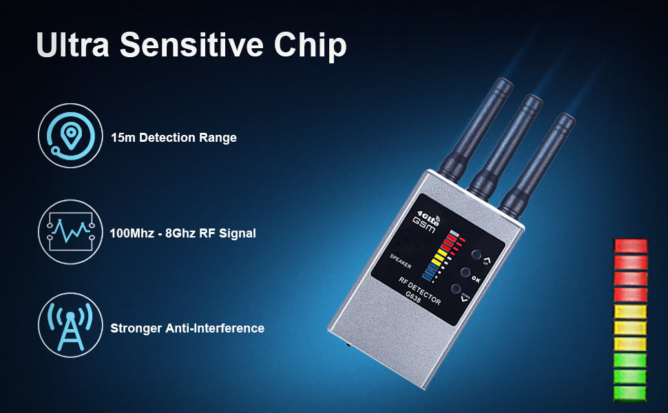 RF Bug Detector Hidden Camera Finder
