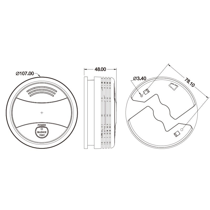 Household Fire Sensor Smoke Detector