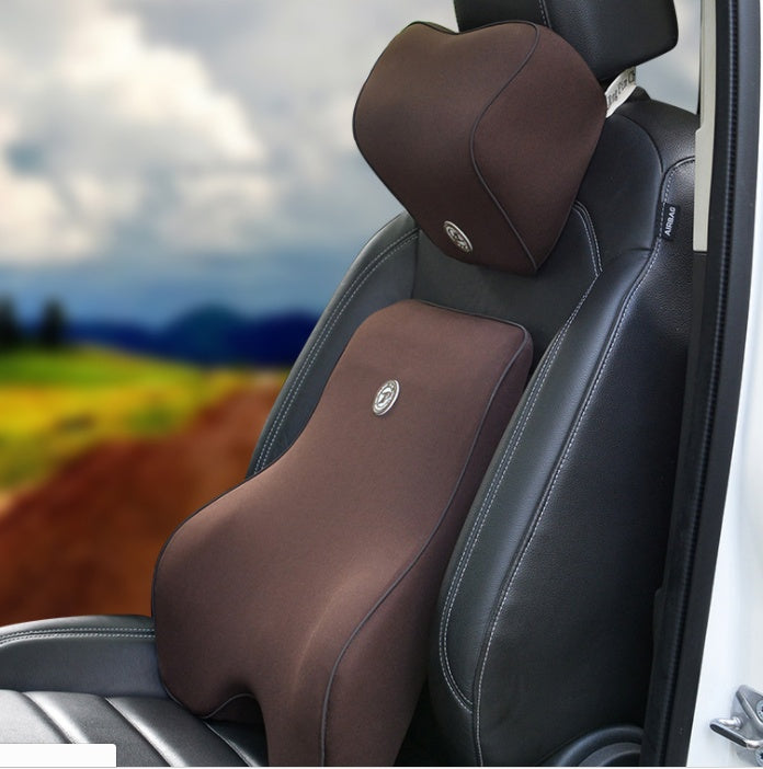 Slow Rebound Car Memory Lumbar Pillow Suit