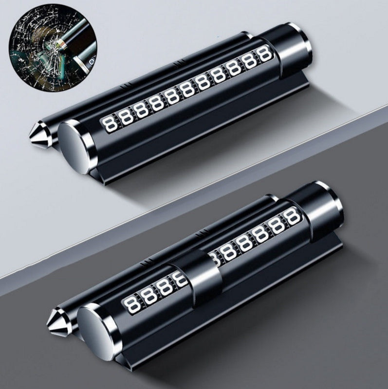 Multifunctional Phone Number Placard Emergency Safety Hammer