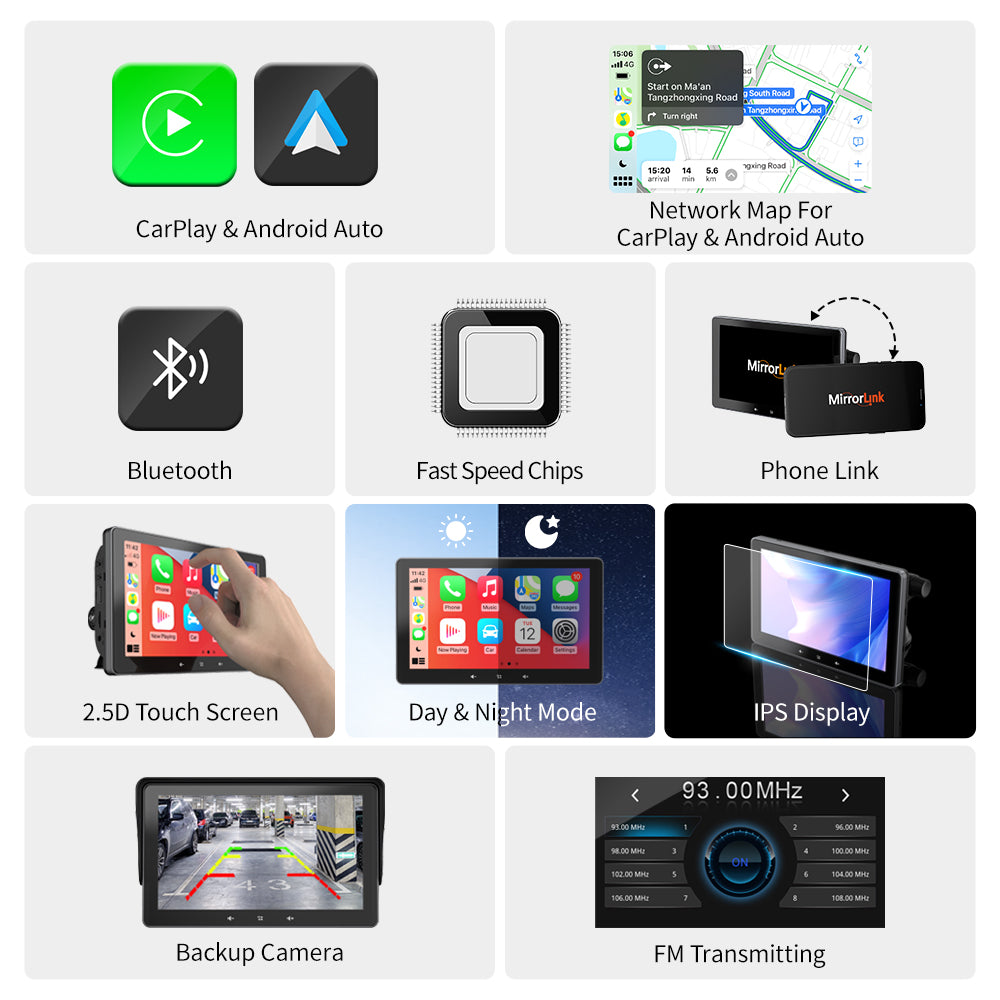 Universal Car Wireless Display CarPlay