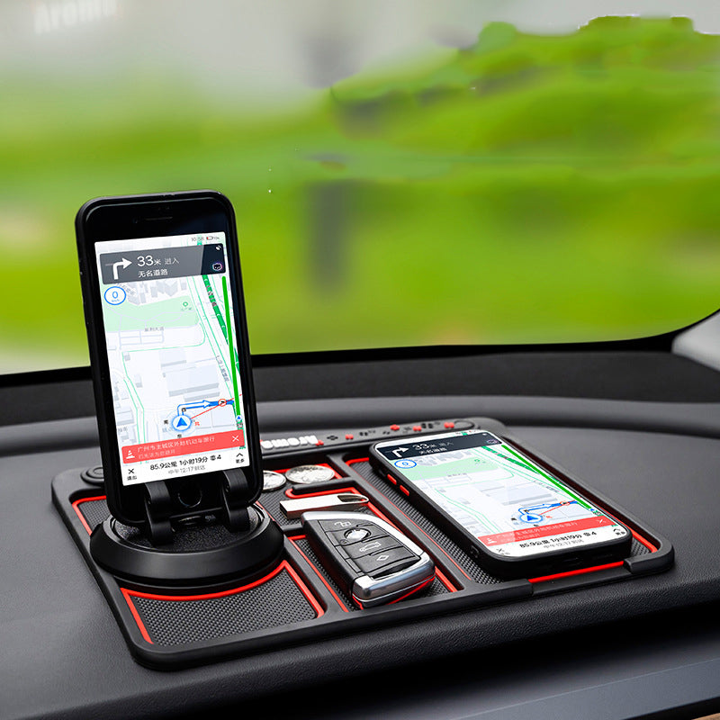4-in-1 Non-Slip Car Phone Holder Mat