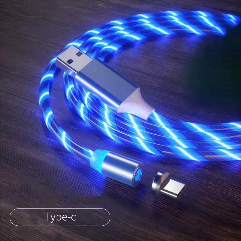LED Fast Magnetic Lighting Charging Cable