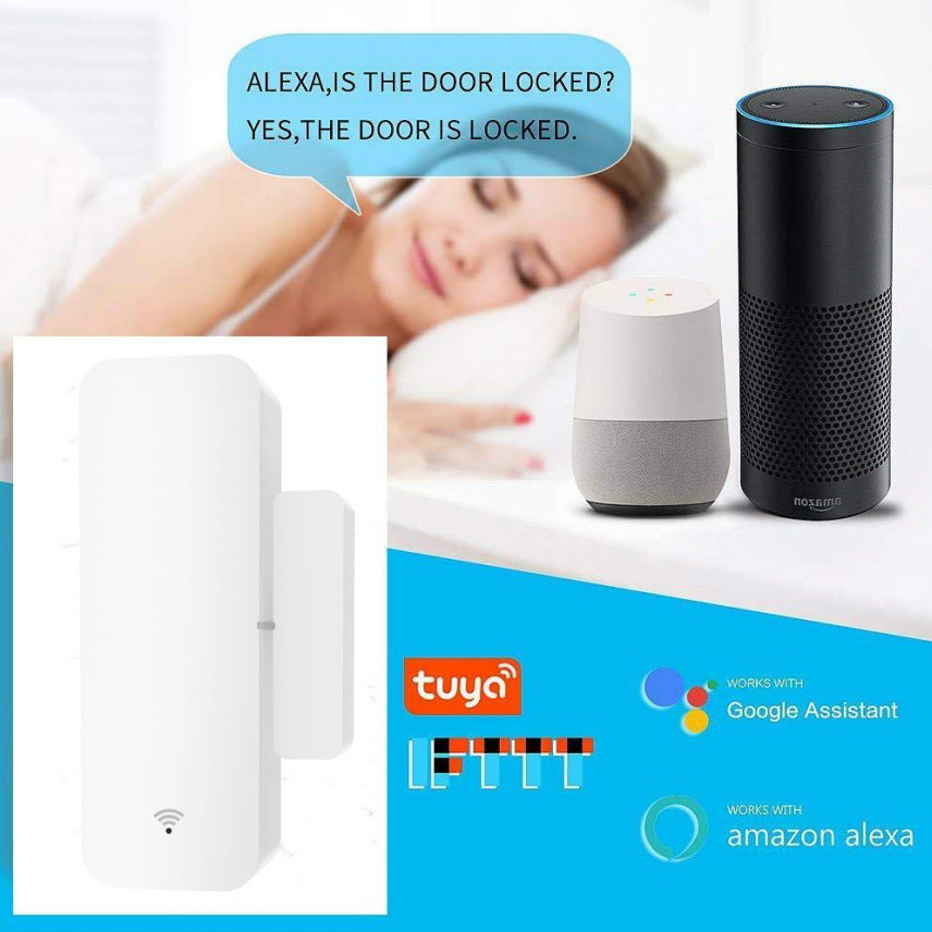 Phone Control Door Sensor Alarm Detection
