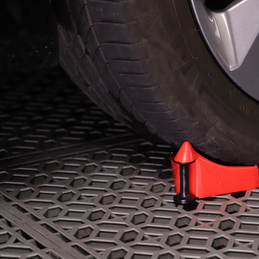 Portable Non-Slip Bracket Triangle Car Stop Device