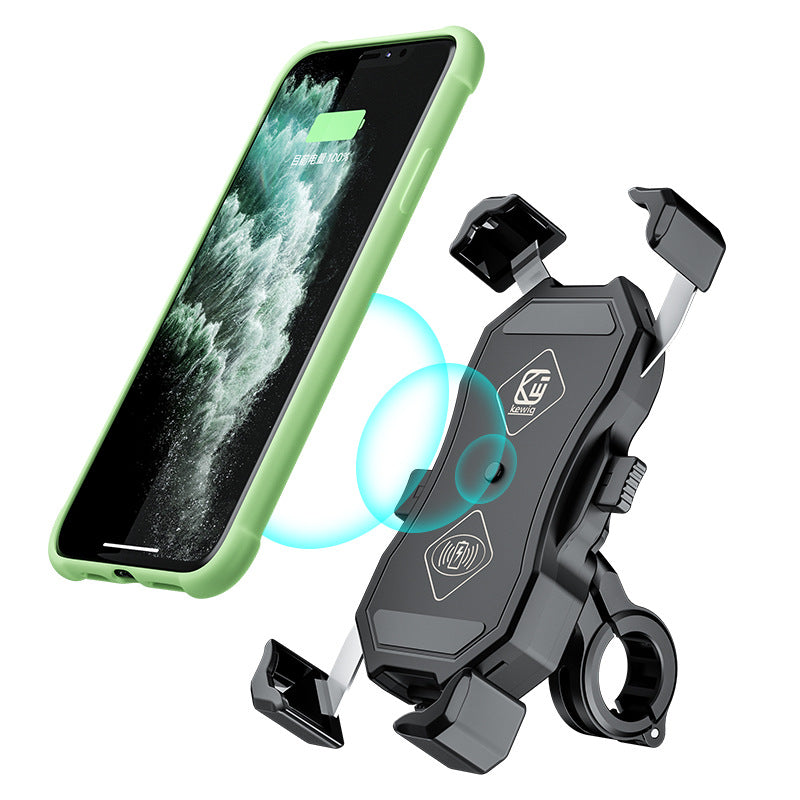 Usb Wireless Charging Biker Phone Holder