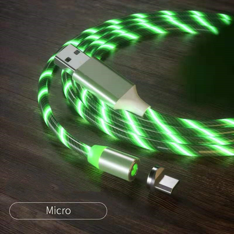 LED Fast Magnetic Lighting Charging Cable