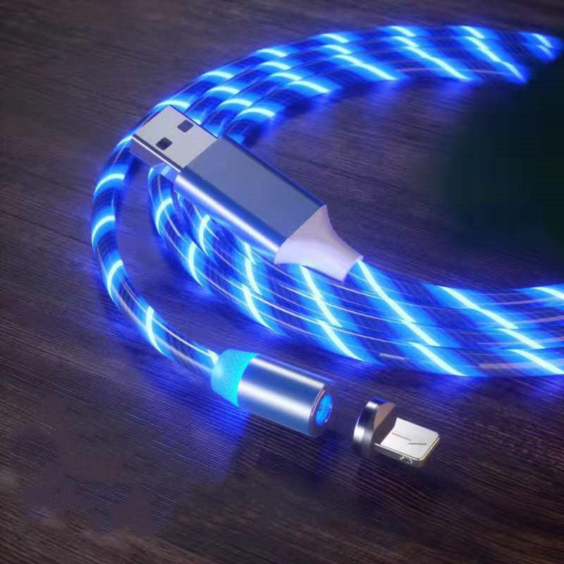 LED Fast Magnetic Lighting Charging Cable