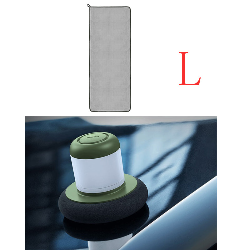 Portable Mini Car Polisher & Wash Towel