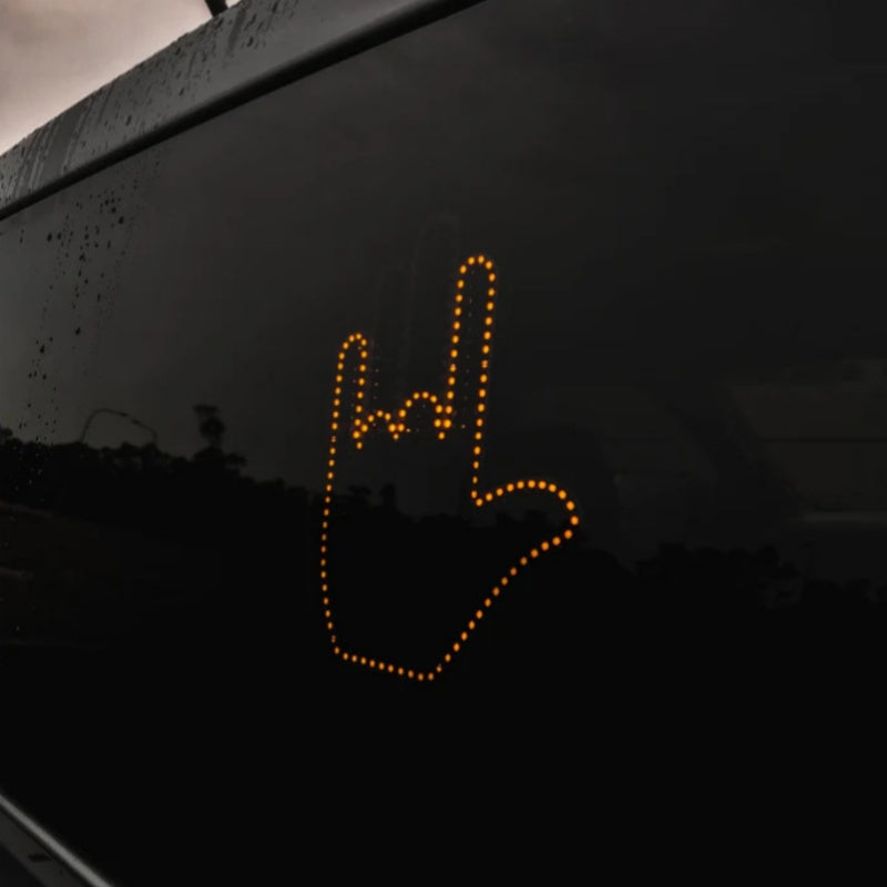 LED Illuminated Gesture Car Finger Light With Remote