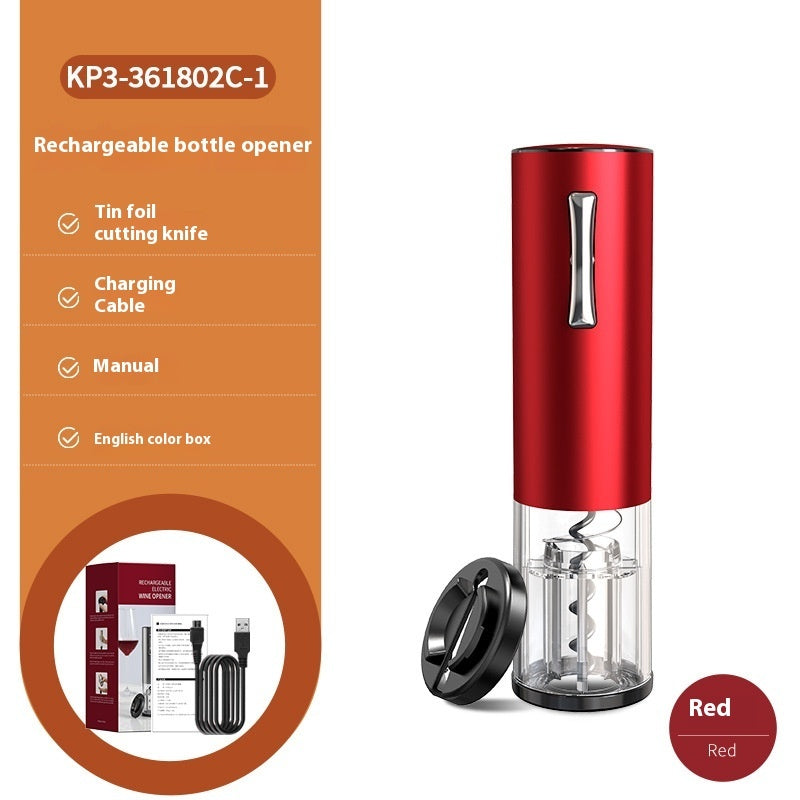 USB Rechargeable Electric Wine Bottle Opener