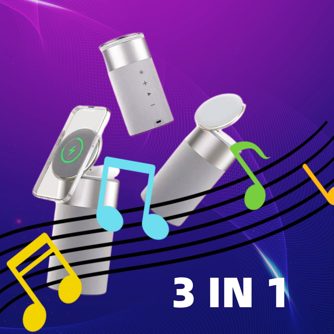 3 In 1 Multi-Function Charger With Touch Lamp