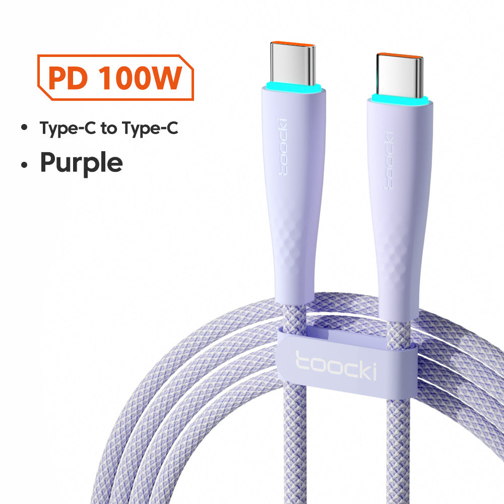 100W USB Type C To USB C Fast Charging Cable