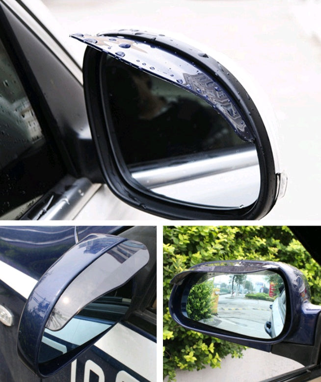 2 Pcs Car Rearview Mirror Rain Protection Set