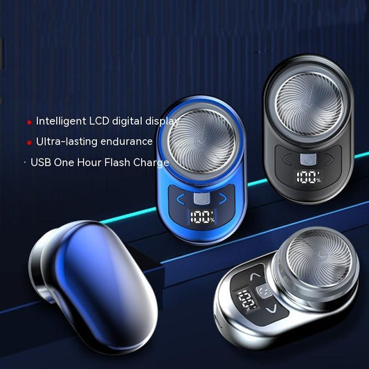 Smart Mini Electric Shaver with Digital Display
