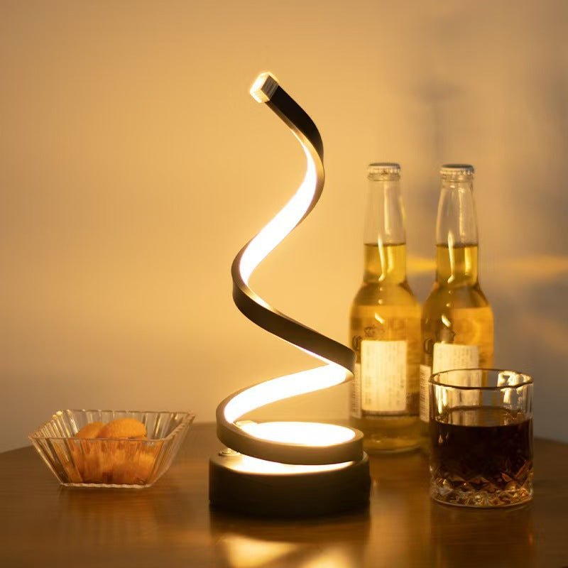 Adjustable LED USB Powered Spiral Desk Lamp