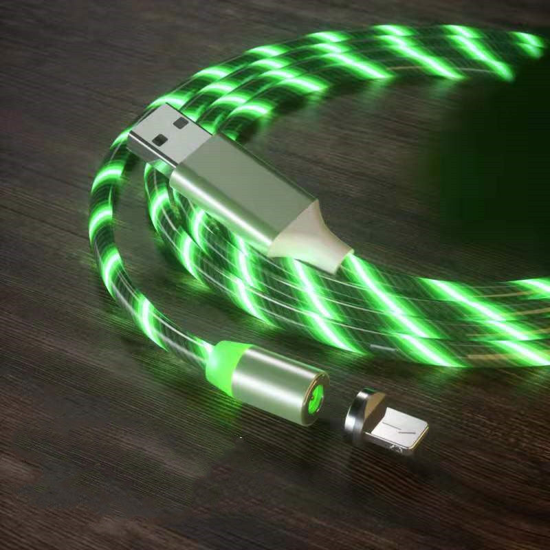 LED Fast Magnetic Lighting Charging Cable