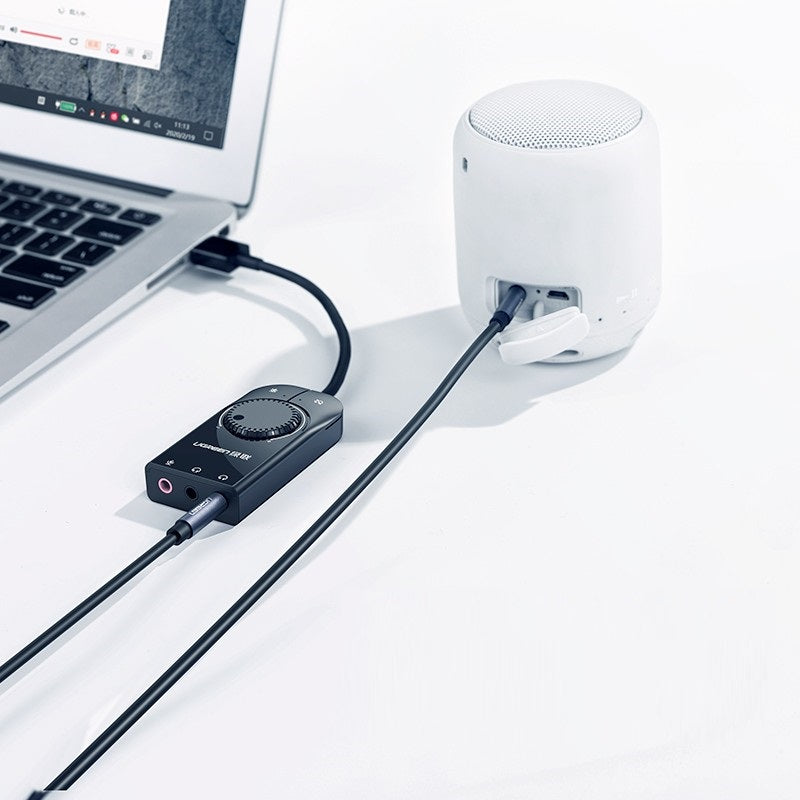 USB Sound Card External Audio Converter