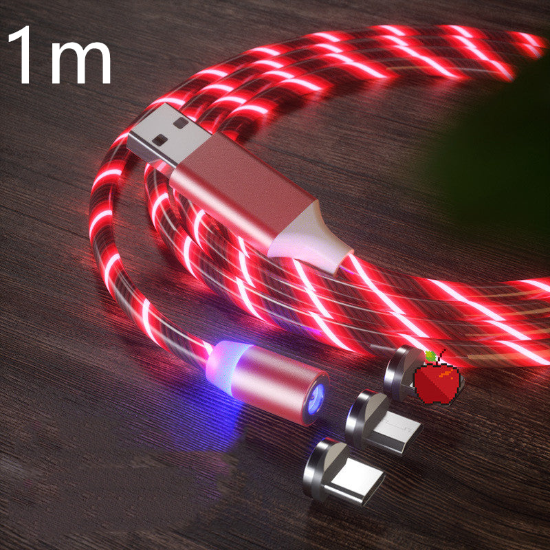 LED Fast Magnetic Lighting Charging Cable