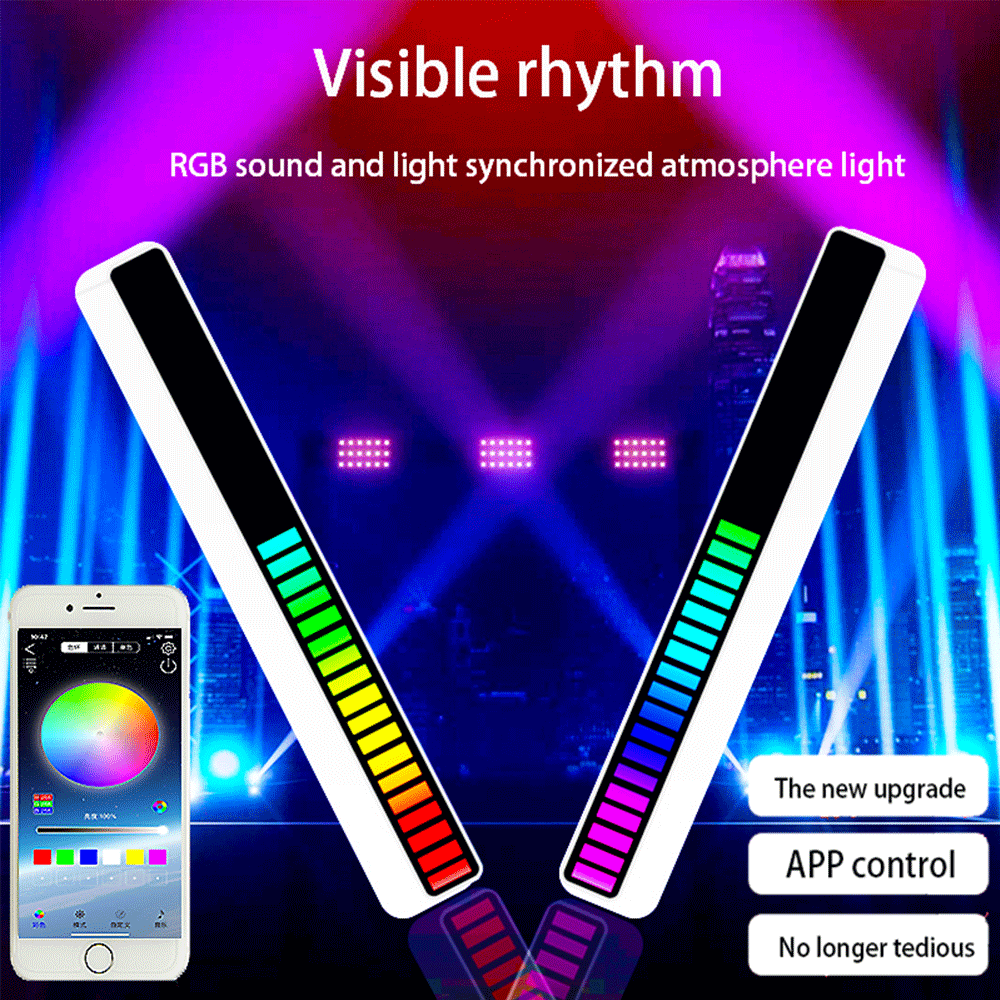 RGB Voice-Activated Music Rhythm Ambient Light