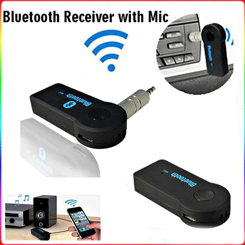 3.5mm Universal Car Bluetooth Music Receiver With Mic