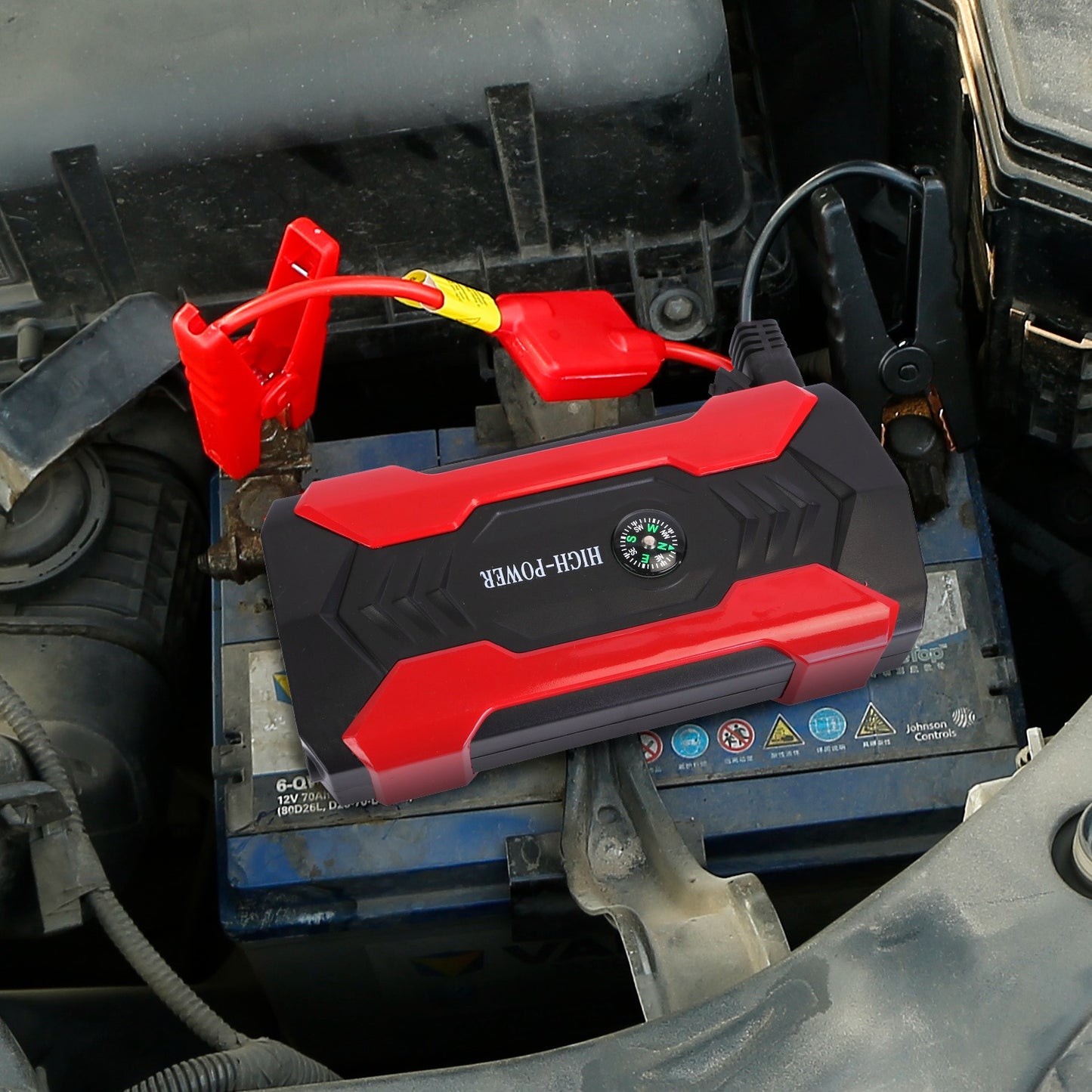 28000mAh 12V Car Jump Starter Booster With LCD Screen