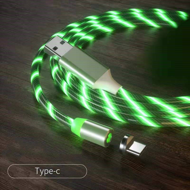 LED Fast Magnetic Lighting Charging Cable
