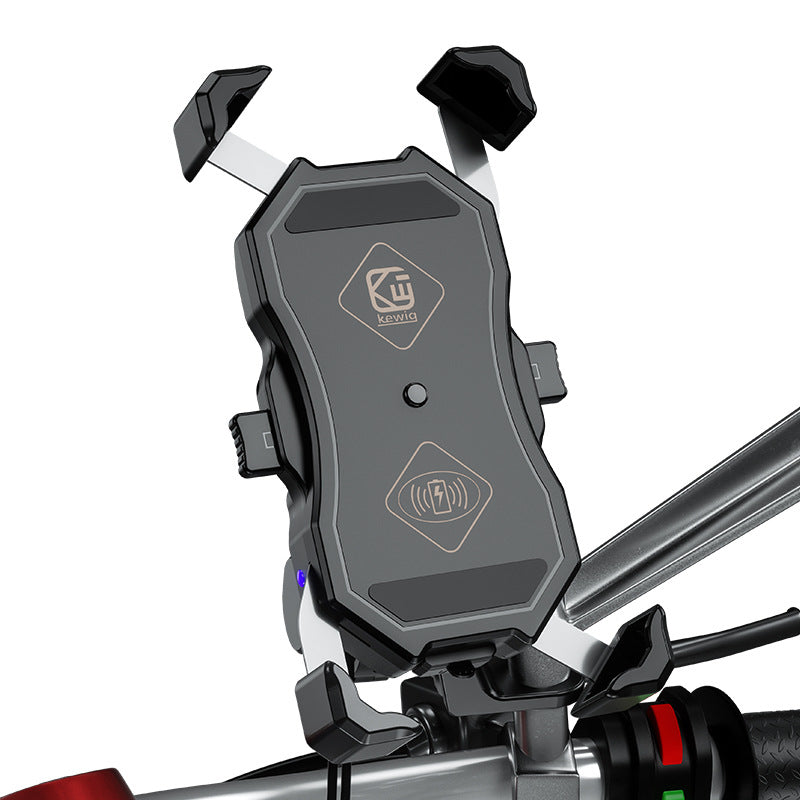 Usb Wireless Charging Biker Phone Holder