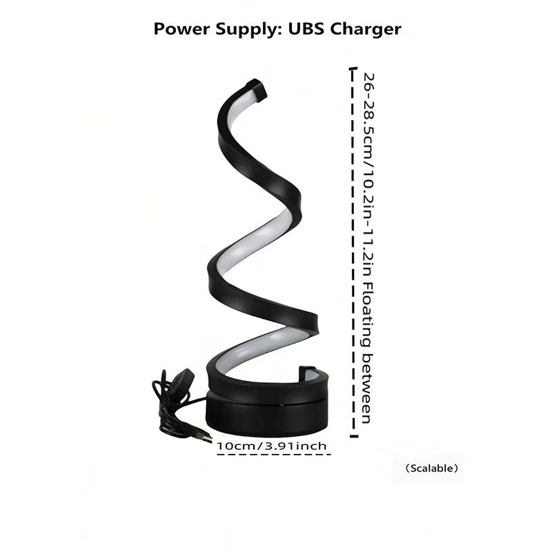 Adjustable LED USB Powered Spiral Desk Lamp