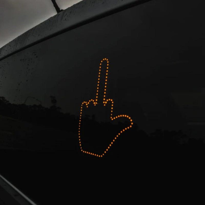 LED Illuminated Gesture Car Finger Light With Remote