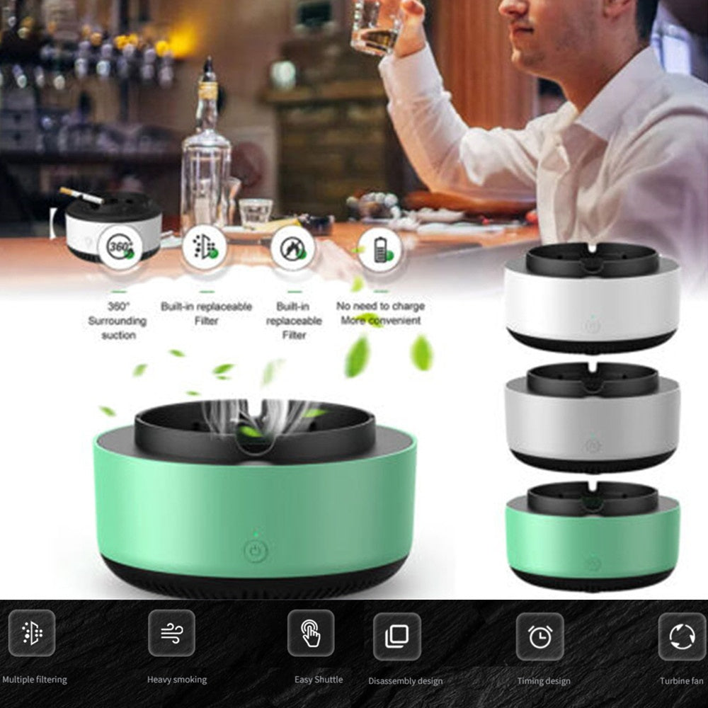 Smoke Removal Car Air Purification Ashtray