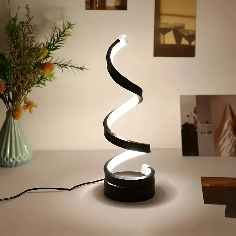 Adjustable LED USB Powered Spiral Desk Lamp
