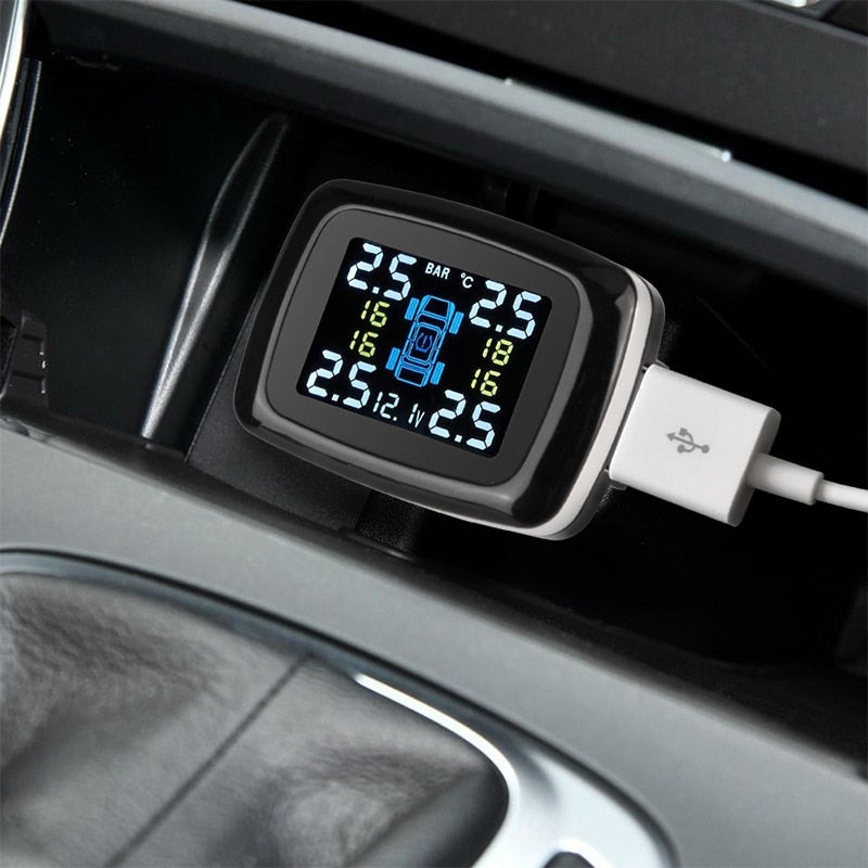 USB Tire Pressure Security Alarm Sensors