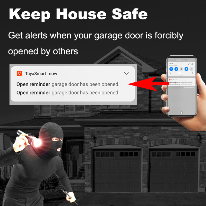 Wireless Intelligent Wifi Garage Door Switch