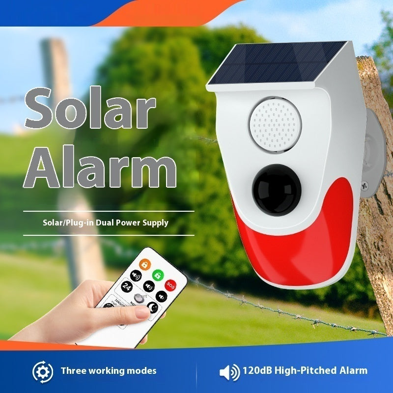 Solar Infrared Alarm Warning Indicator
