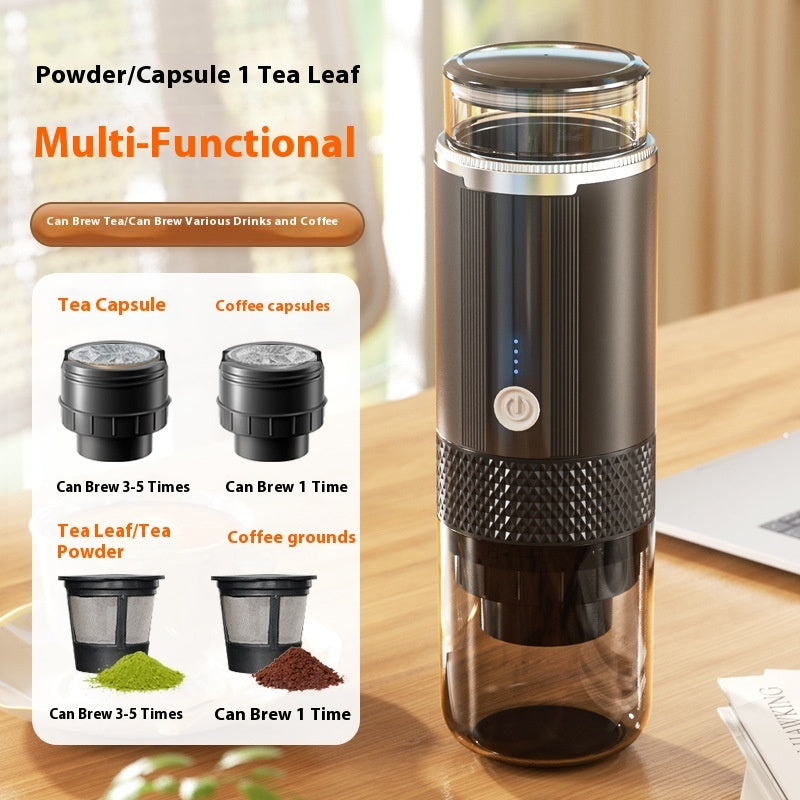 Rechargeable Portable Capsule Coffee Machine