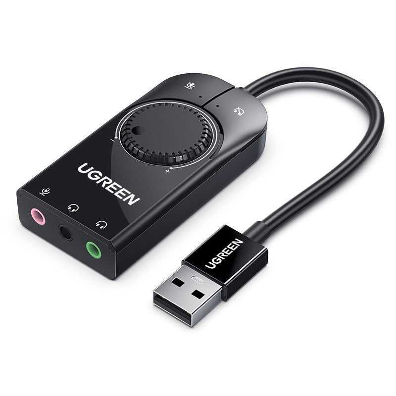 USB Sound Card External Audio Converter