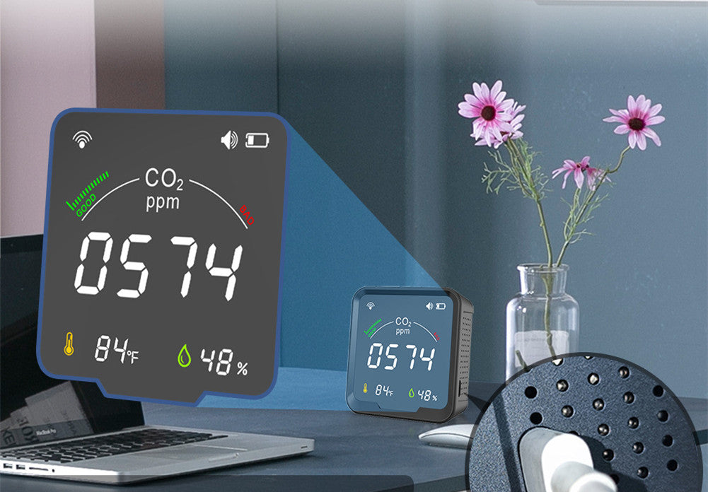 LED Color Screen Temperature And Humidity Sensor