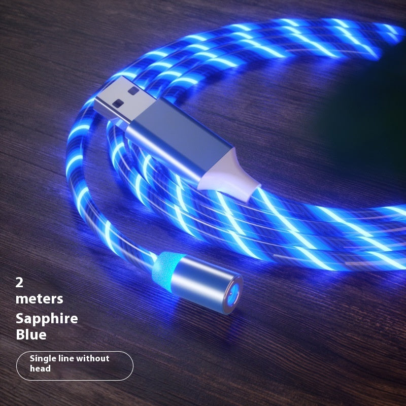 LED Fast Magnetic Lighting Charging Cable