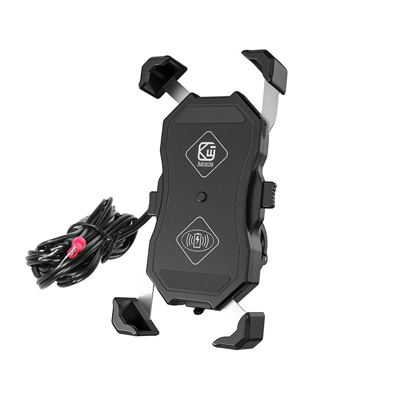 Usb Wireless Charging Biker Phone Holder